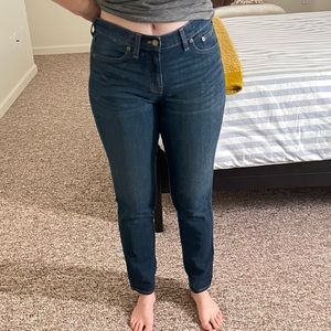 Madewell perfect vintage  Mid-rise Dark Wash jeans